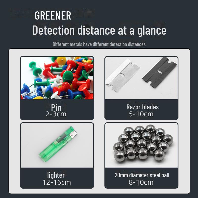 Высокоточный ручной металлоискатель Green Forest для досмотра мобильных телефонов и комнат досмотра