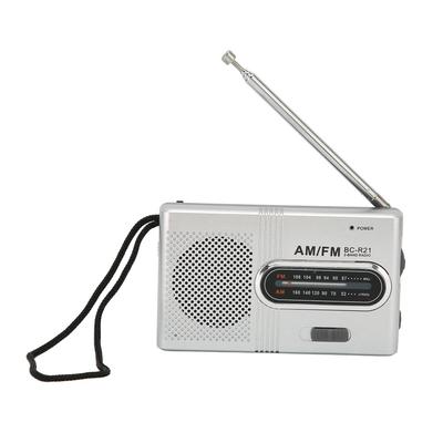 Портативное карманное компактное радио AM FM, работающее от 2 батареек AA, с наушником для домашнего и уличного использования Радио, Радиоприемник с батарейным питанием, Плеер, Батарейки, Разъем,