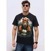 Fashion T-shirt Bear Print Graphics T Shirts Unisex Cotton Oversized Vintage Hip Hop Men Streetwear Tees Short Sleeve Shirt