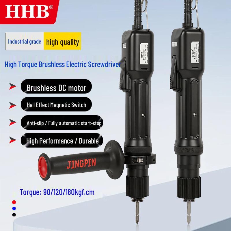 Good Partner 6090L Регулируемая электрическая отвертка с высоким крутящим моментом, безщеточная, с дополнительной рукояткой