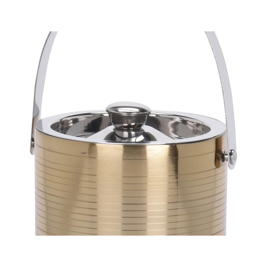 Golden Cooler Ice Bucket with Lid