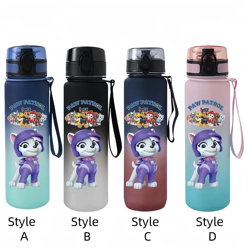PAW Patrol Chase Marshall Anime Figure Outdoor Portable Children's Plastic Large Drink Bottles Student Sport Water Cup Gifts