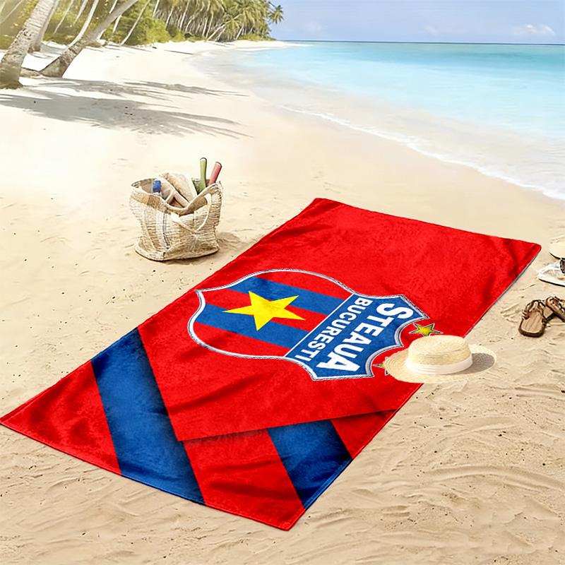 FCSB Print Beach Towel, Large Soft Quick Dry Towel for Beach Camping Swimming