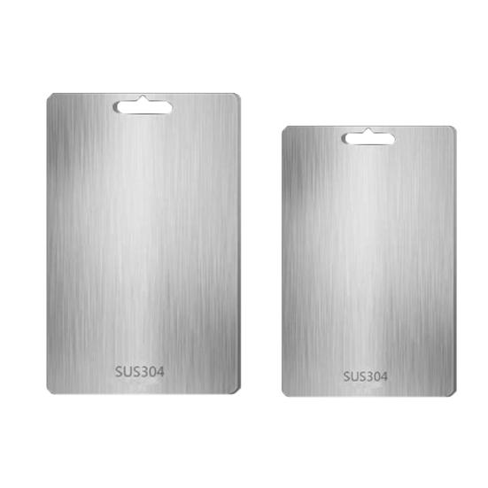 Stainless Steel Cutting Board Thickened Stable Chopping Board for Meat Vegetable Fruit Cheese Anti-Mildew Easy To Clean Kitchen Essential