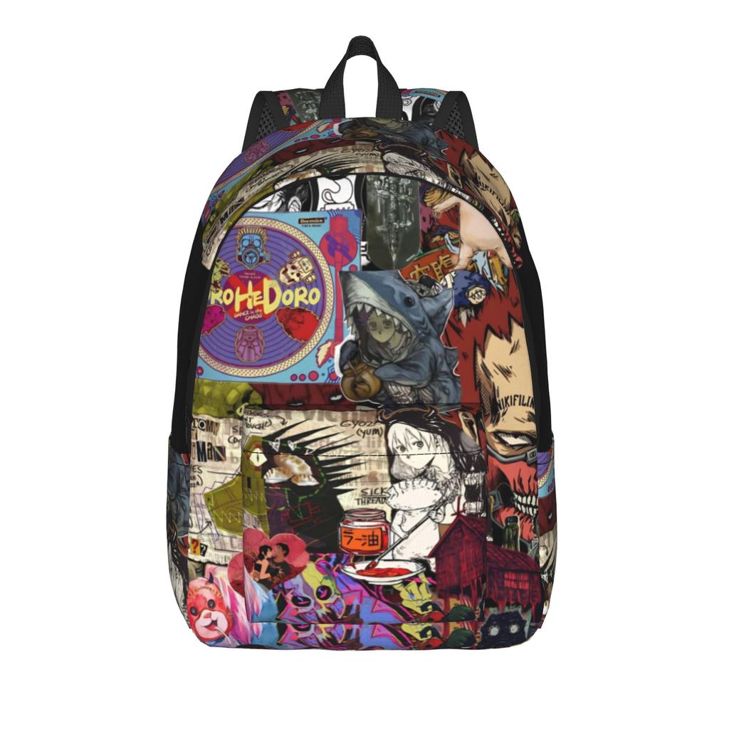 Рюкзак Dorohedoro Аниме Повседневный Спортивный Студенческий Туристический Daypack для Мужчин Женщин Сумка через Плечо для Ноутбука