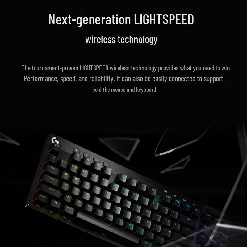 Logitech Беспроводная игровая механическая клавиатура GPRO X TKL