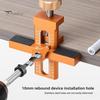 Adjustable Cabinet Door Assembly Tool with Drill Bit Set Portable Cabinet Door Installation Positioner Woodworking Tool