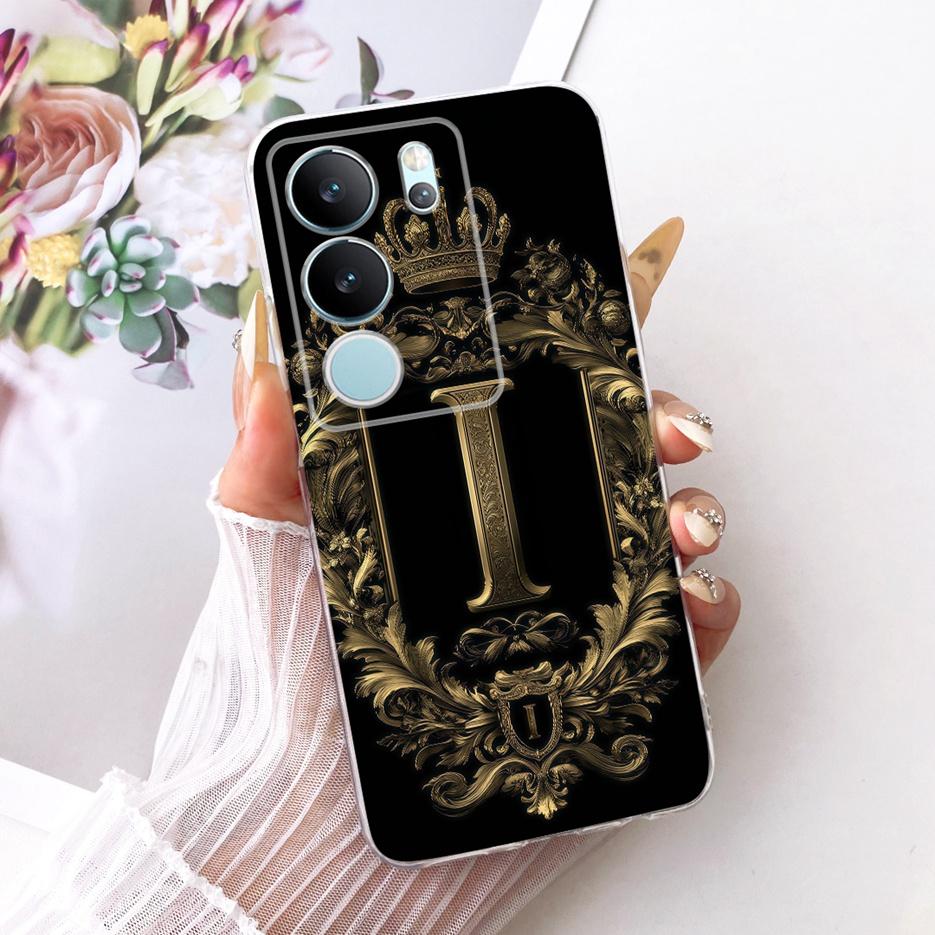 Чехол для Vivo V29 Pro V2251 Милая Корона Буквы Чехол Мягкий Тонкий Чехол для Телефона Для Vivo V29e V 29 Pro VivoV29 e V2317 Задняя Крышка Сумки