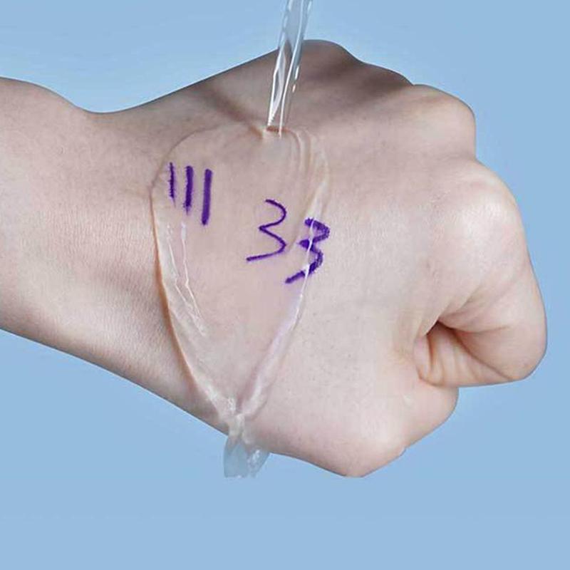 1 шт. Ручка-маркер для кожи для татуажа бровей с линейкой, перманентный макияж, белый, медицинский, стерильный, хирургический, расходные материалы для микроблейдинга