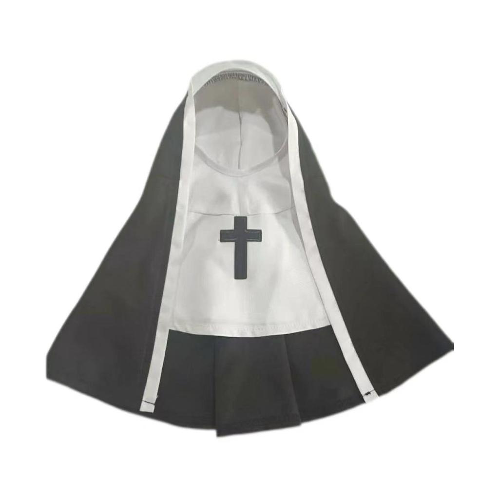 Nun costume, pet clothes, summer thin, breathable, funny cosplay photo props, small and medium-sized internet-famous styles