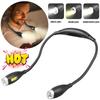 LED Reading Neck Light USB Rechargeable Book Lamp Flexible Arm Reading Book Light Read Neck Lamp Study Reading Night Light