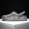 Men's Trendy Plus Size Closed-Toe Clog Sandals - Breathable Fashion Outdoor Slippers