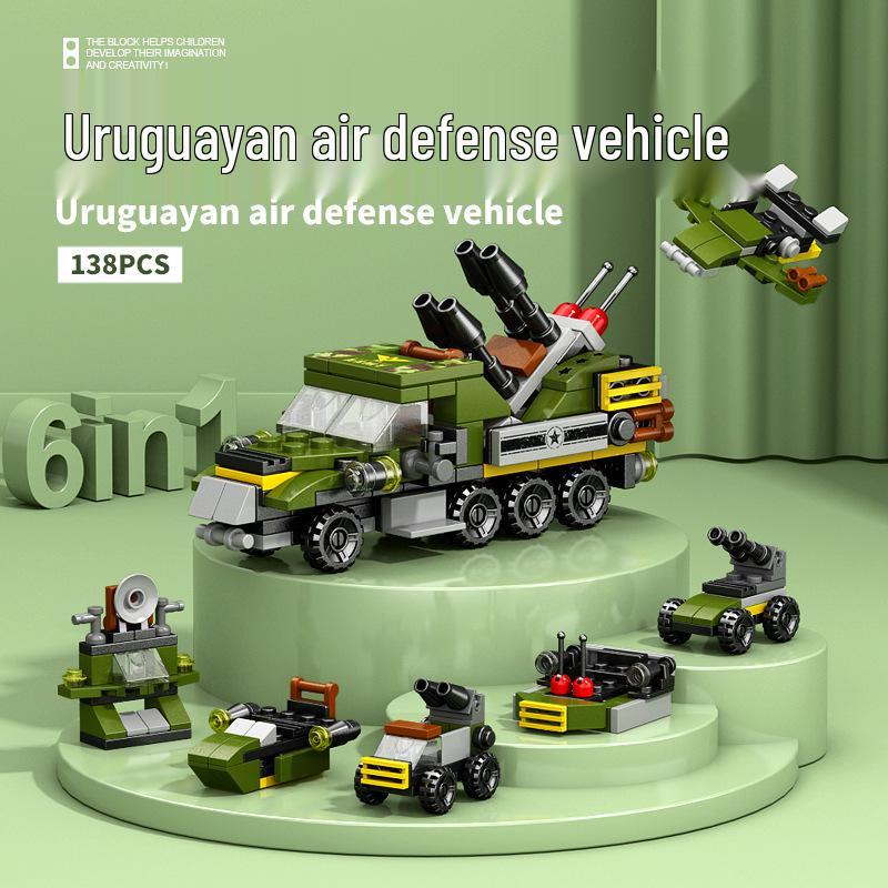 Military & Emergency Vehicles Building Blocks - Compatible with Lego, Educational & Transformable for Kids.
