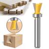 Dovetail Joint Router Bit Solid Smooth Cutting Heat Resistant 8mm Shank Dovetail Wood Milling Cutter Woodworking