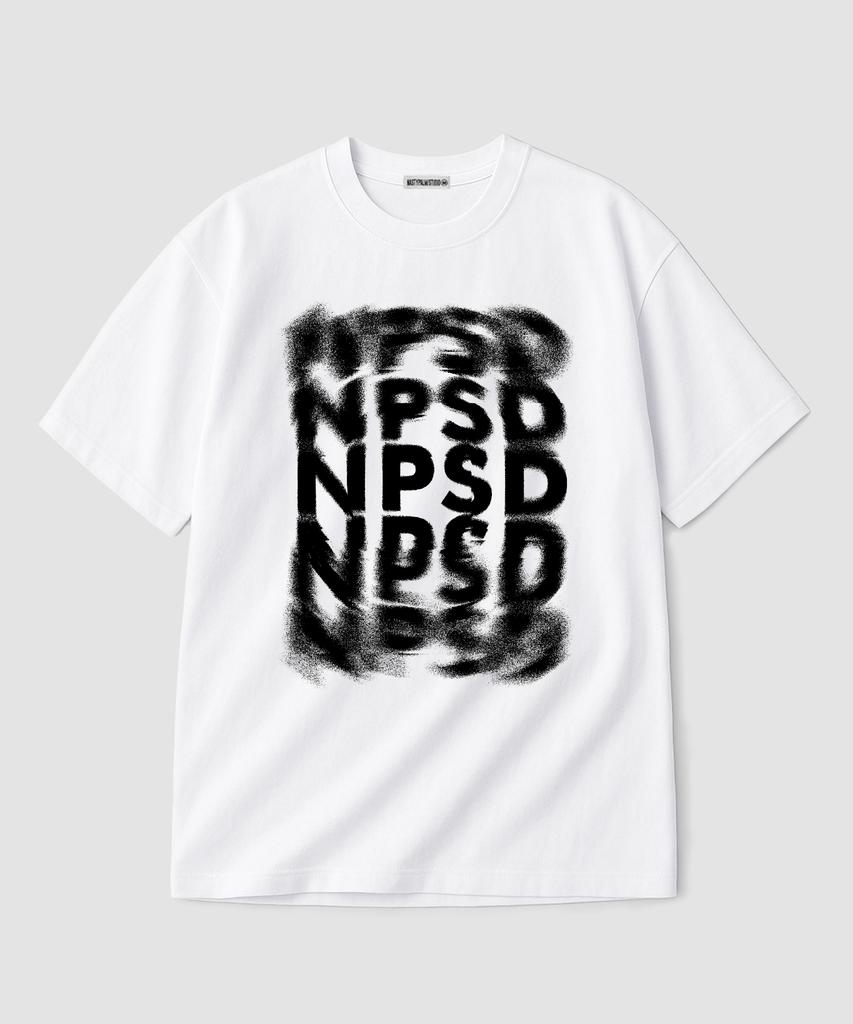 NP STUDIO [2 упаковки] Оверсайз футболка с логотипом Npsd 2 цвета