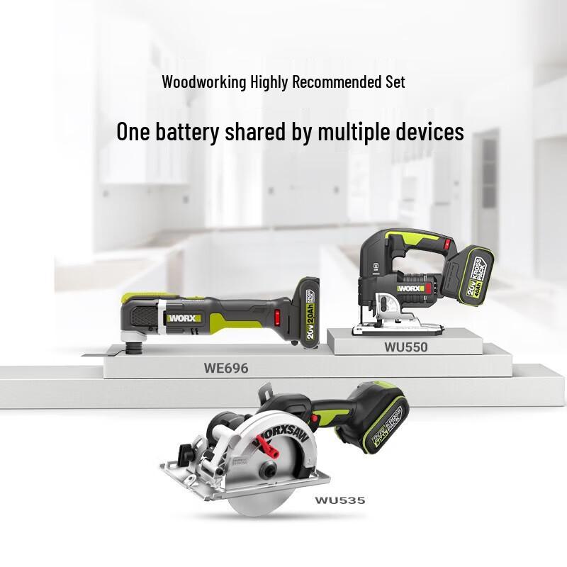 WORX 20V Cordless Oscillating Multi-Tool WE696 CN plug (adapter included)