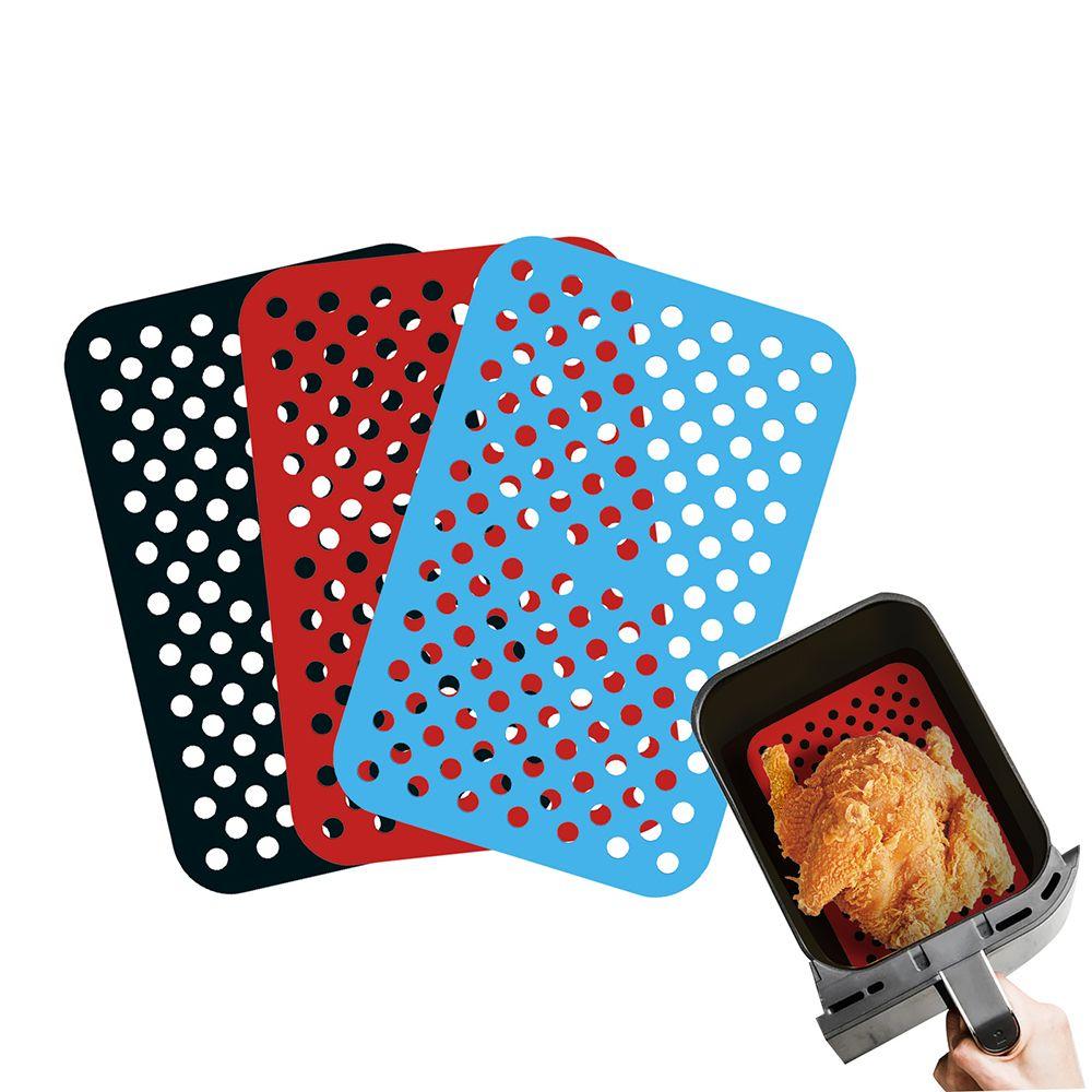 Oven Rectangle Kitchen For Ninja DZ201 Foodi Reusable Air Fryer Mat Silicone Liners