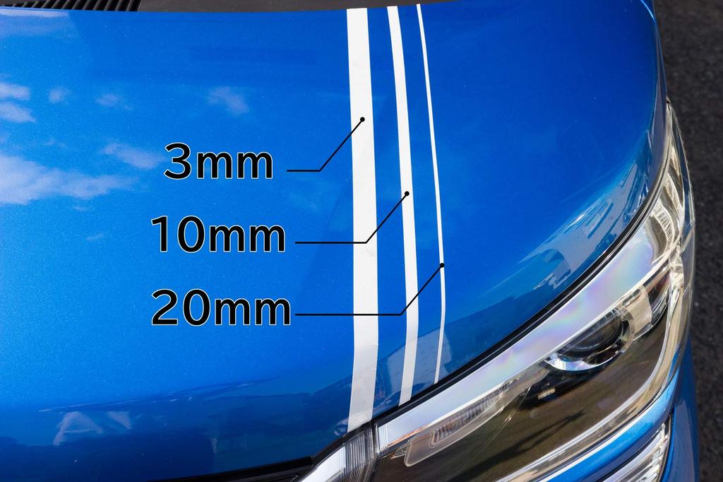 MYS MM-37 Reflective Tape, White, 1.1 x 2.8 ft (3 mm x 8 m)