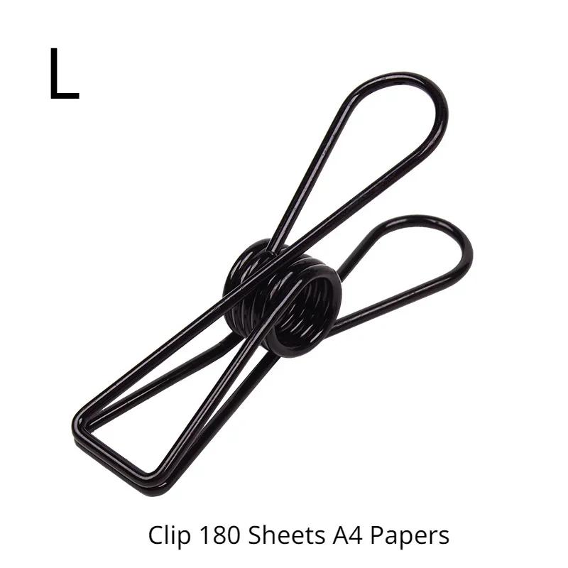 2 шт./набор металлических зажимов для офиса, школы, канцелярских принадлежностей, скрепок для файлов, документов, органайзеров