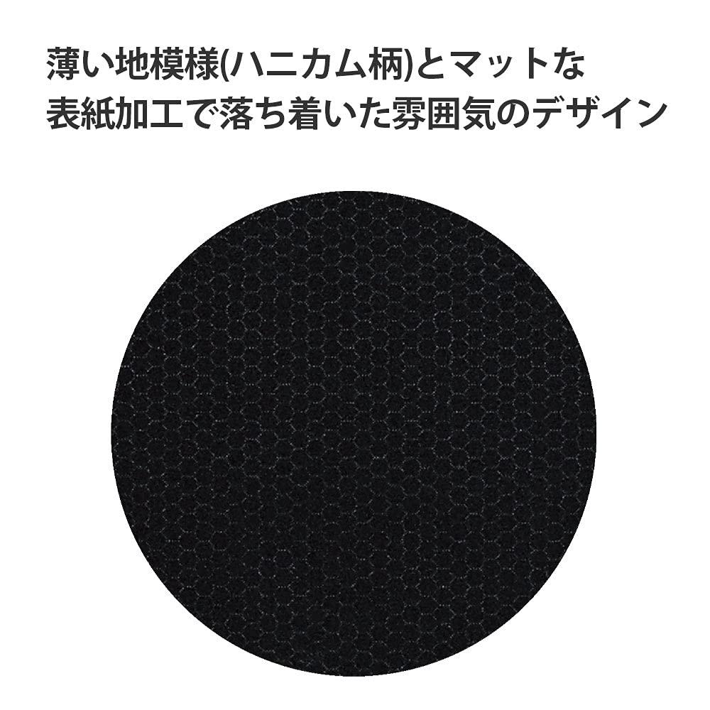 KOKUYO Note Campus Note Adult Campus Graph Ruled A5 80 Sheets 5 Book Pack No-108S5-DX5SET Black