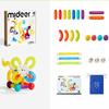 Mideer Rainbow Magnetic Building Sticks Toys for Kids, Magnetic Construction Sticks Blocks Set, Educational STEM Toys for Boys Girls 