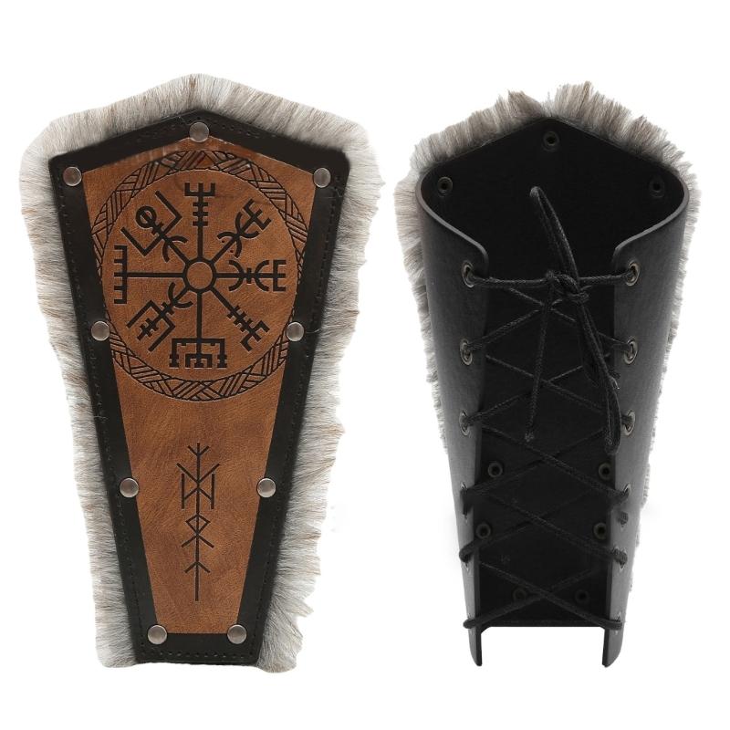 Рыцарская перчатка Средневековая нарукавная повязка Костюм эпохи Возрождения Защита руки ПУ броня Наручи Нарукавник Стимпанк рукава