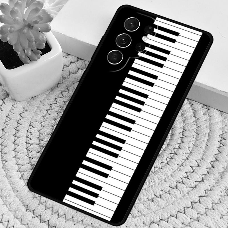 Силиконовый чехол для телефона с рисунком клавиш пианино для Samsung Galaxy note 10 pro S26 S25 S24 S23 S22 S21 Plus S25Ultra Capa Cover