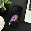 Чехол для телефона singer Young M-Miko для Samsung S26, S25, S24, S23, S22, S30, S21, Ultra, Plus, FE 5G Черный Мягкий Чехол