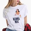 Футболка Mamma Mia Женская уличная мода 80-х Панк Дышащая Удобная Психоделическая футболка 80-х Цветная Модная Y2k 2000-х Кавайная