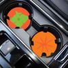 Car Water Coaster 2.36inch Universal Non-Slip Coaster Car Cup Holder Coaster Double-Sided Fruit Design