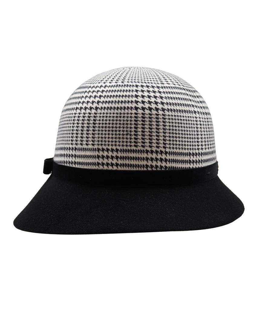 Kaliseumontapone Elisha Heritage Wool Hound Cloche Hat
