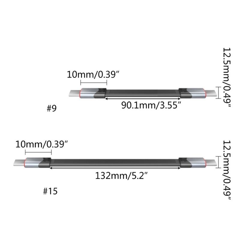 Короткий кабель USB C 60 Вт PD Быстрая зарядка Кабель USB 3.1 Type C 40 Гбит/с Короткий кабель USB C на USB C для 3 устройств