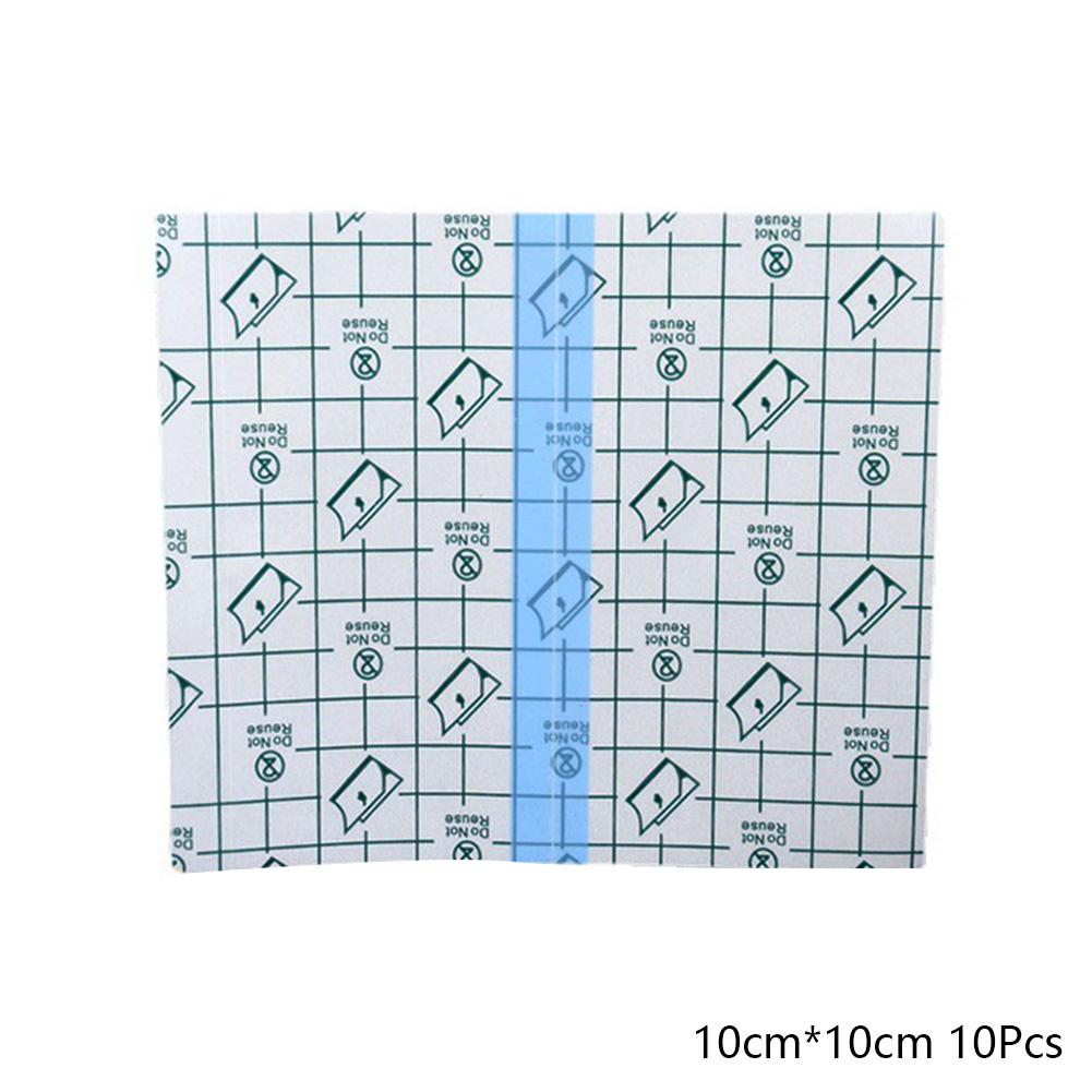 10 шт. клейкая лента прозрачная полиуретановая антиаллергическая медицинская раневая повязка фиксирующая лента водонепроницаемый пластырь