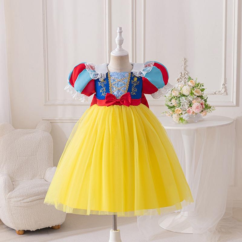 2-10Y Girls Princess Cosplay Aurora Cinderella Mermaid Dress Kids Costume Fancy Clothes Birthday Carnival Party Ball Gown