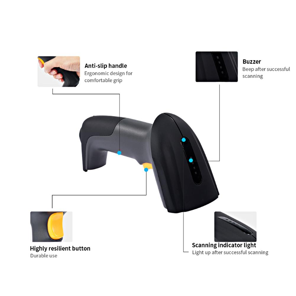 Сканер 1D/2D/QR-кодов, сканирующий USB-сканер штрих-кодов