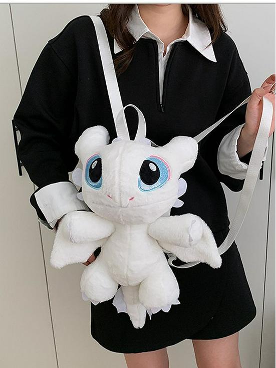 How to Train Your Dragon Toothless Plush Backpack & Crossbody Bag - Parent-Child Gift