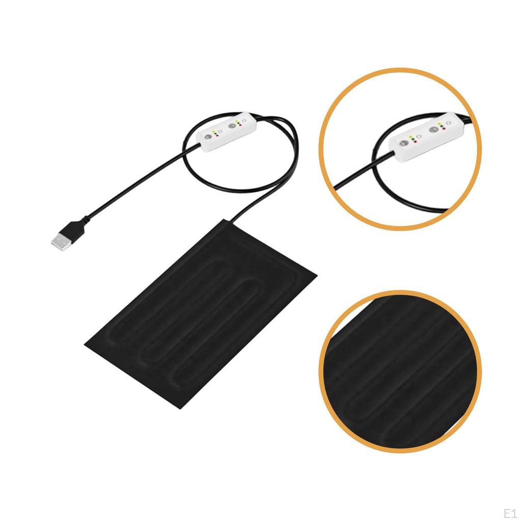 Рептилия Нагревательная подушка Нагреватель USB Греющая подушка Террариумный коврик для Бородатой агамы Отшельника Змеи