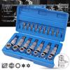 T-Style Star Socket Bit Set: T25, T30, T40, T45, T55