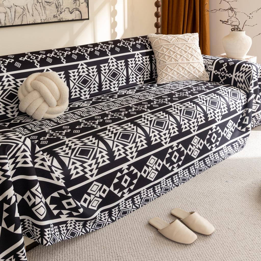 1 шт. Богемное покрывало для дивана с принтом, универсальное для дивана в гостиной, чехол для дивана в стиле бохо, мягкий, подходит для домашних животных, многофункциональный протектор