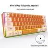 Y-FRUITFUL K401 RGB Mechanical Feel Wired Keyboard