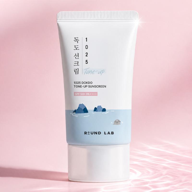 ROUND LAB 1025 Солнцезащитный крем Dokdo Tone-Up SPF 50+ PA++++ 50 мл