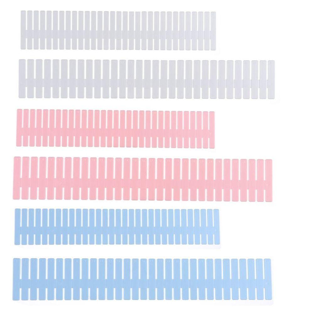 4Pcs DIY Combination Space-Saving Partition Board Closet Separator Drawer Divider Drawer Organizer