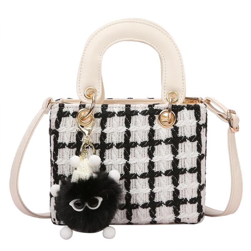 Модная женская сумочка Hundred of Girls Color Clash Daisy Bag Женская сумка через плечо Niche Design Вышивка Ручка-кисточка