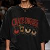 Crate Digger Vintage Hip Hop T-Shirt, Retro Vinyl Collector Streetwear Tee