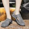 Mesh Shoes Summer Breathable Hollow Men's Shoes One Foot Stirrup Lightweight Anti Casual Slip Beach Shoes