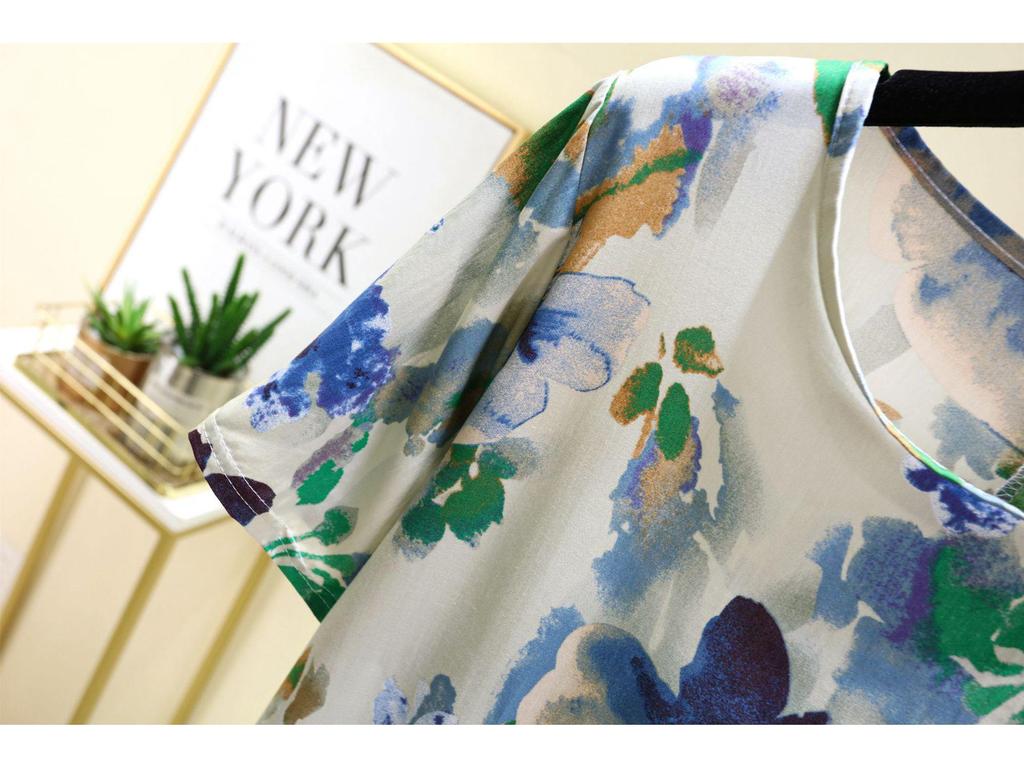 Женское летнее платье миди с цветочным принтом: Идеально для прохладной весны и отпускной одежды