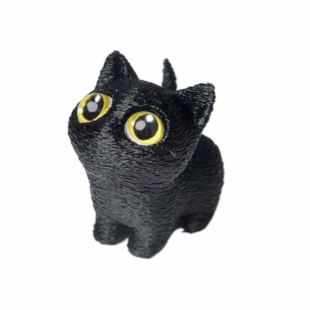 PLA 3D-печатные фигурки кошек Игрушки Модель Котёнок Микро-ландшафтные поделки Дом с привидениями
