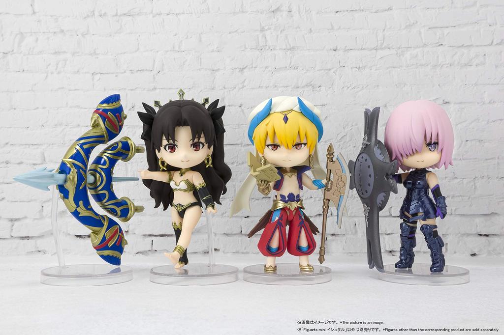 TAMASHII NATIONS Order approximately PVC ABS painted action figure Figuarts-mini Fate/Grand Ishtar, 90mm, &