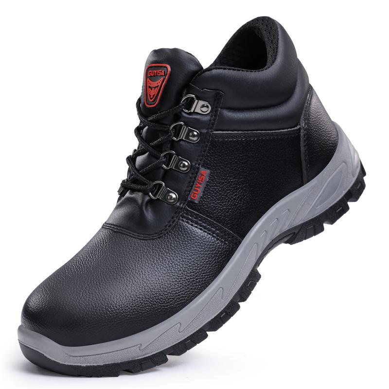 Водонепроницаемые Модные Мужские Защитные Рабочие Ботинки Зимняя Теплота Стальной Подносок Защита от Ударов Мужская Рабочая Обувь Обувь Кроссовки