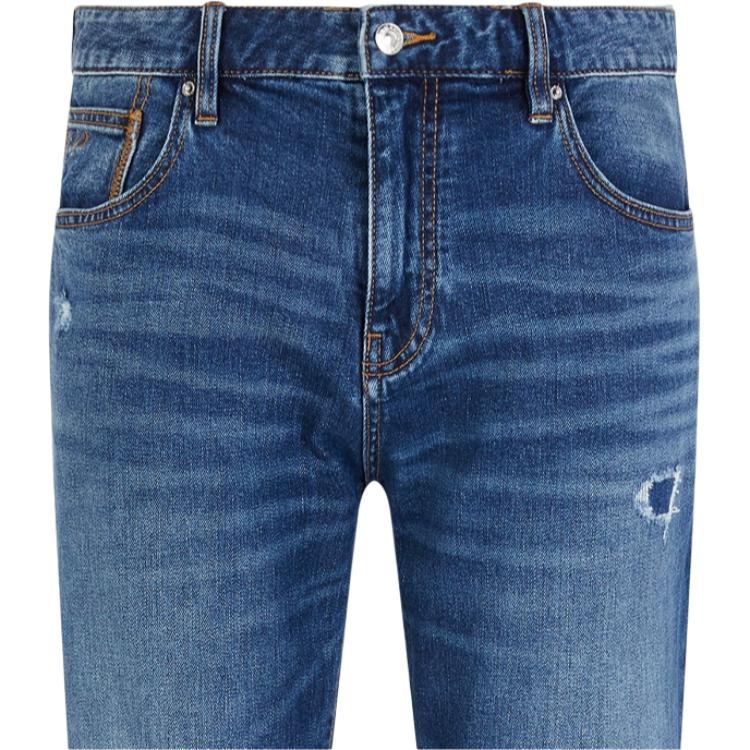 Armani Exchange distressed five-pocket jeans XM000049-AF12965-MB002